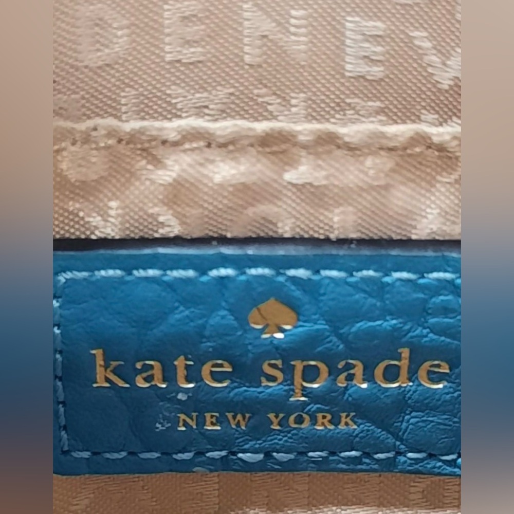 Kate Spade Teal Crossbody Bag, Excellent condition - Picture 5 of 10